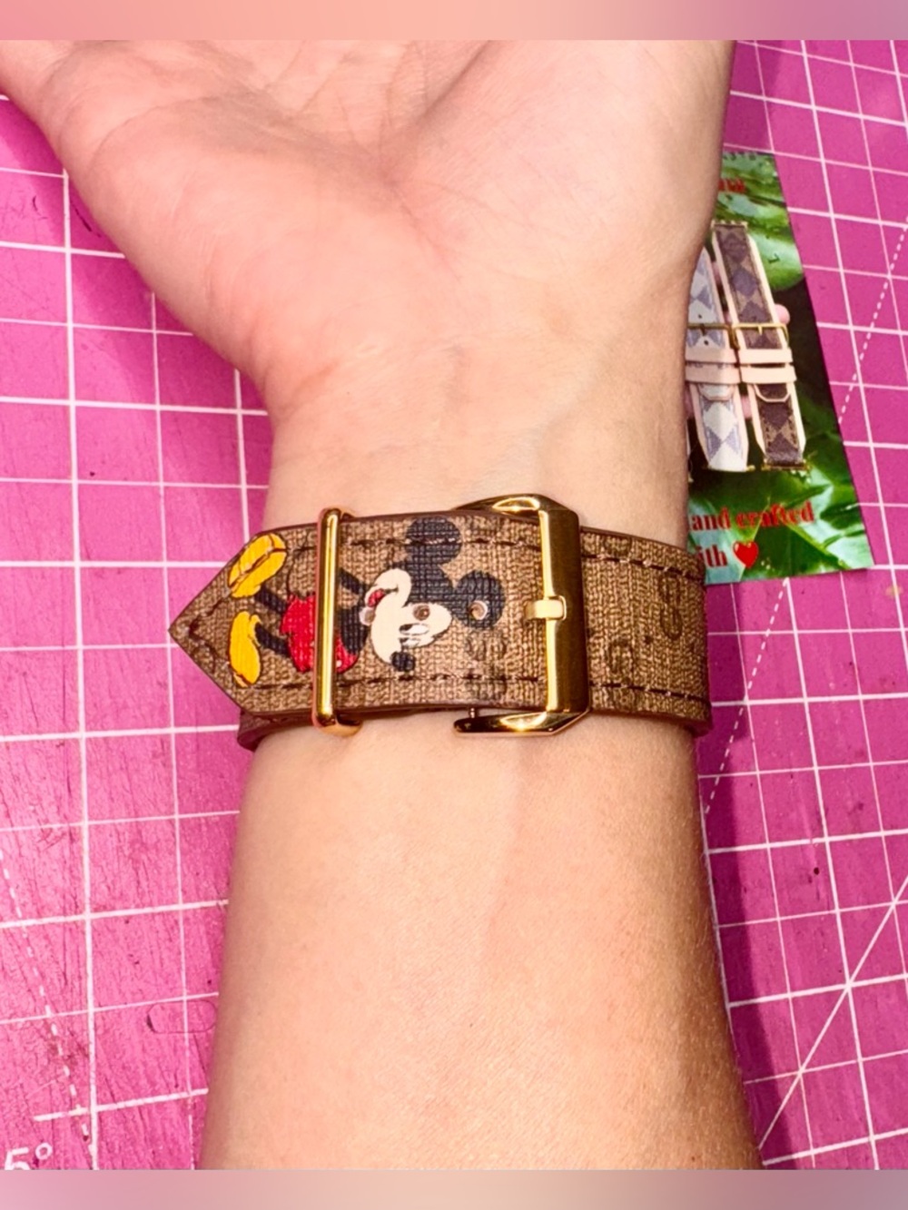 ❤️ GG Disney Apple Watch band Handmade ♻️ Custom made-by-order! - Picture 10 of 15